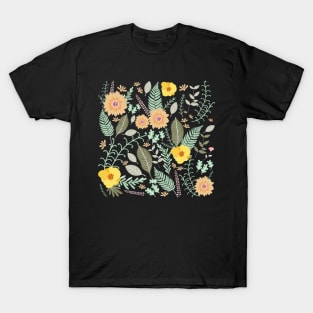 Midnight Blooms_1 T-Shirt